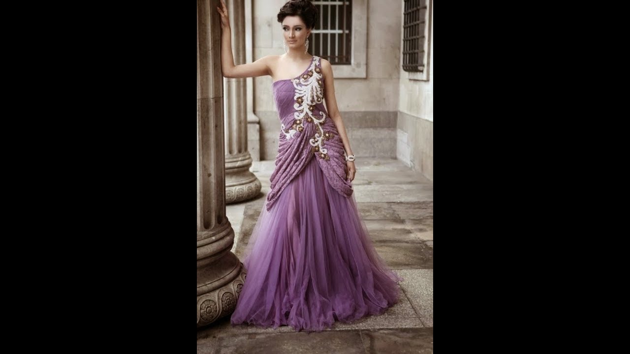 Latest Party Wear Dress Designs Collections 2017 / Designer Gown collection