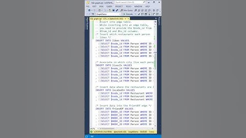 SQL Graph in SQL Server 2022  #shorts #sqlserver