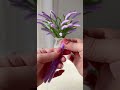 Handmade lavender 扭扭棒薰衣草#diy #handmade #柏树盆景 #娱乐 #crochet #手工diy #tulip #教程 #flowers