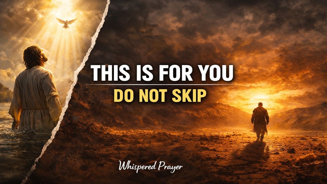 From Baptism to the Cross: Why Jesus Chose the Hardest Path | Whispered Prayer