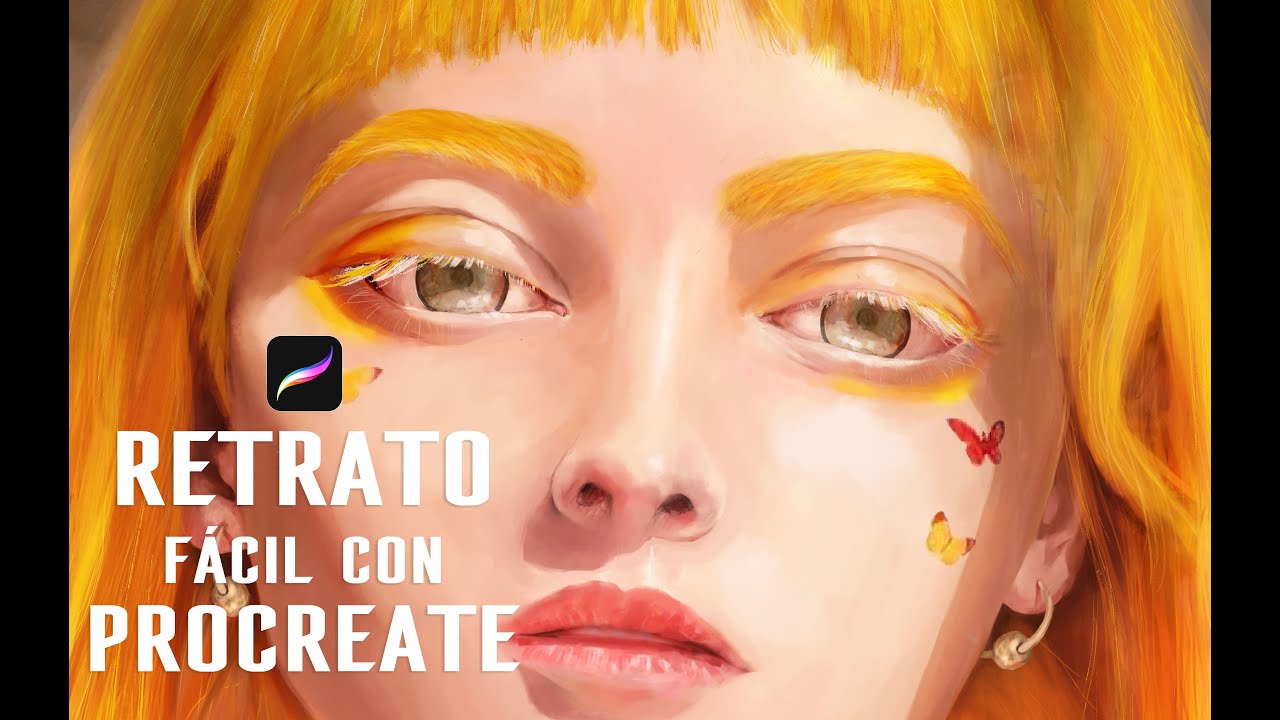 Retrato Digital en Procreate | Del Blanco al Acabado