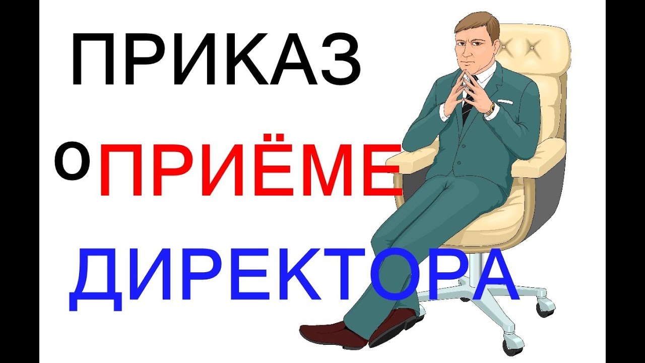 Ген.Директор - Приказ о ПРИЁМЕ на работу - YouTube