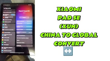 XIAOMI PAD SE (XUN) CHINA TO GLOBAL CONVERT ✔️🆗NO NEED BOOTLOADER UNLOCK🔓OTA WORKS☢️