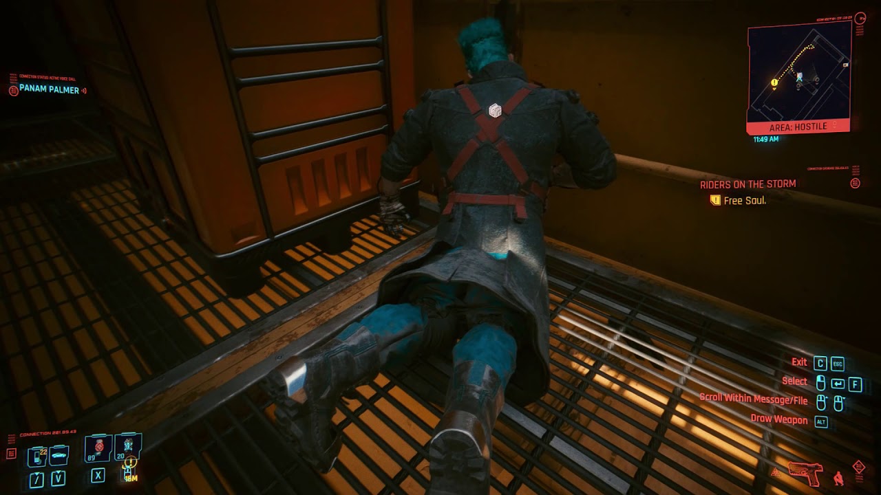 Riders on the Storm | 'Get Inside the Camp' to 'Free Saul' - Cyberpunk 2077 (Without Gun Fight)