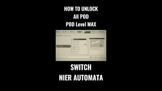 HOW TO UNLOCK All POD AND POD LEVEL MAX INNIER AUTOMATA