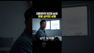 대한민국 50대 남성 정말 심각한 상황 #50대 #60대 #고독사 #외로움