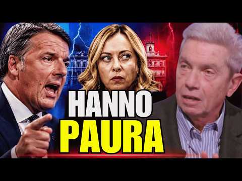 Video RENZI ATTACCA MELONI MA PADELLARO LO BLOCCA:HANNO PAURA DI GOVERNARE