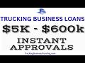 How to Get Owner Operator Trucking Funding - Lines of Credit & Working Capital