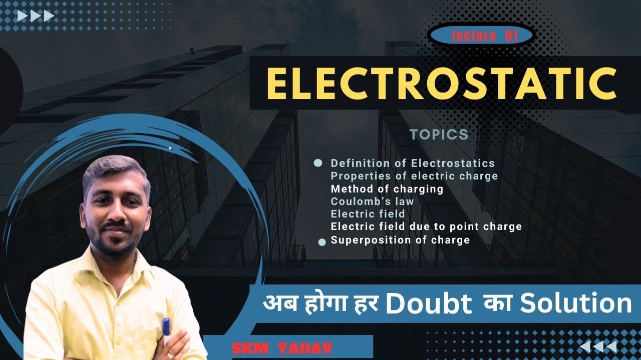 स्थिरवैद्युतिकी Electrostatics Class 12 Physics in Hindi | Part 02 ...