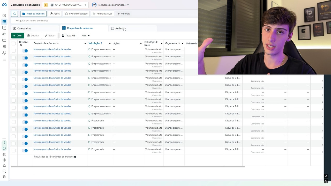 Do 0 ao R$1.000.000: Subindo as Primeiras Campanhas + Fazendo Criativos e Entregável