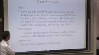 Lesson 11 The Housing Decision II: Wrap Up and Additional Q & A (2013)