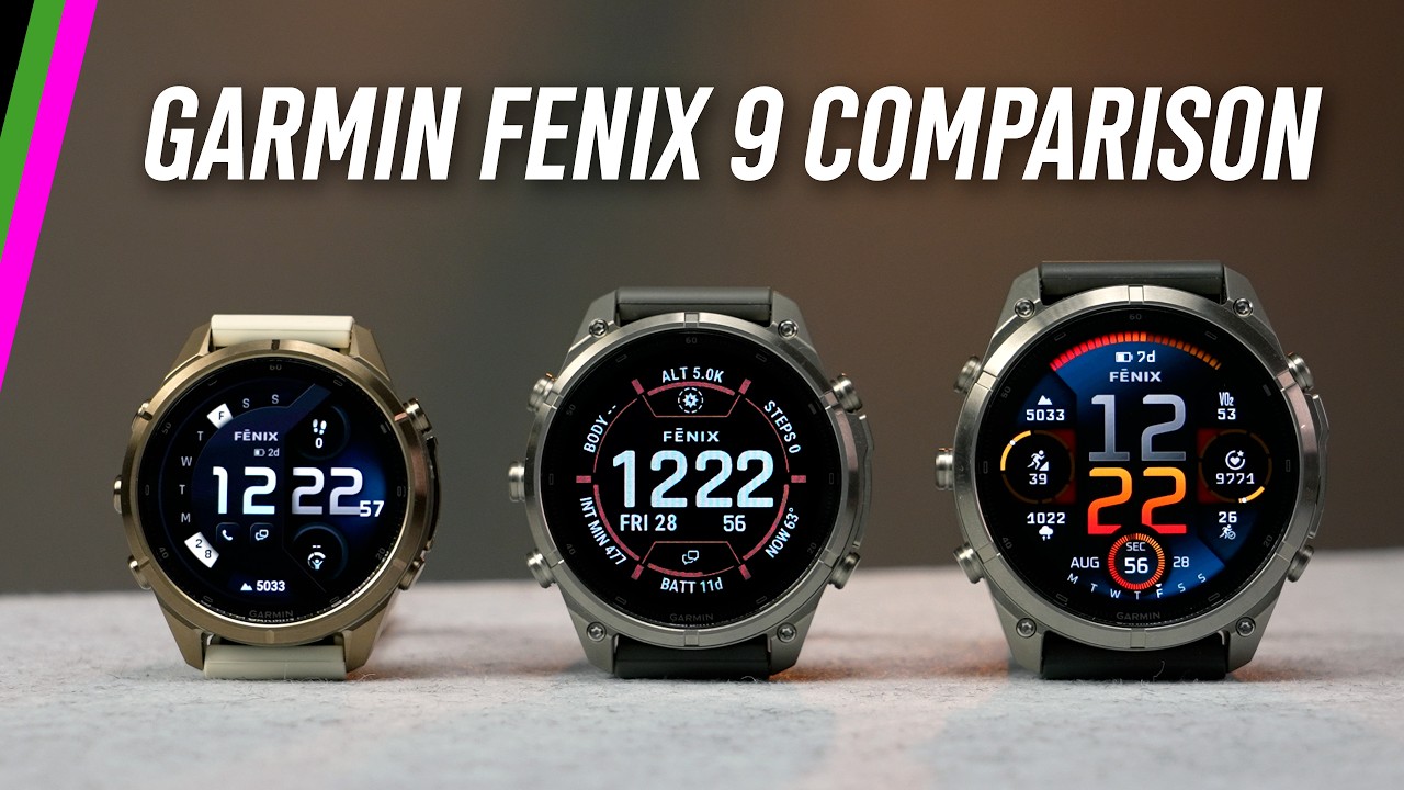 Garmin Fenix 9 Ultimate Comparison // Every Difference Explained!