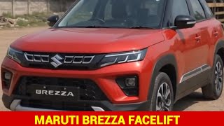 Maruti Brezza Facelift 2026 Finally Revealed In India  New Look Features U0026 Engine Details