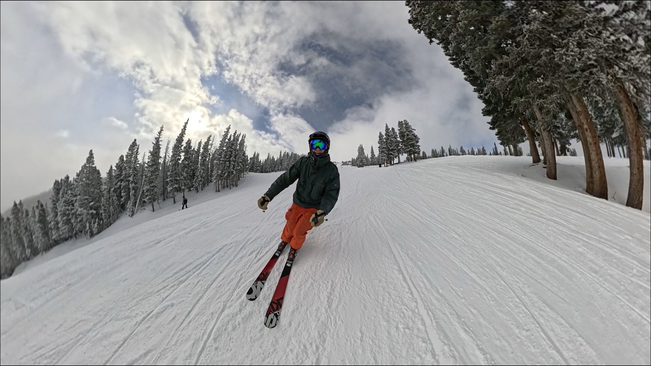 Ski a 3.5 Mile Long Mountain Run in 360° | Breckenridge Snow Day