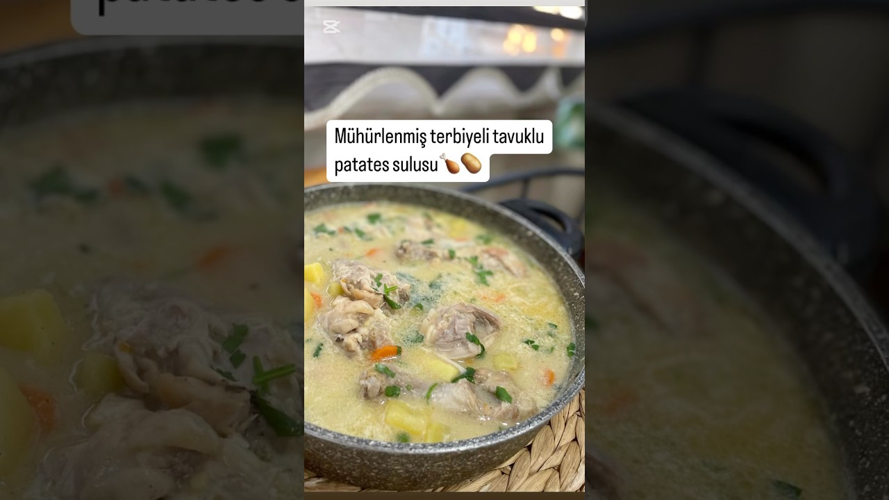 Terbiyeli tavuk çorbası tarifi | tavuklu sebzeli çorba tarifi #tavukçorbası #yemektarifi
