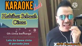 hakikat sebuah cinta, karaoke duet TERDAHSYAT ‼️‼️‼️