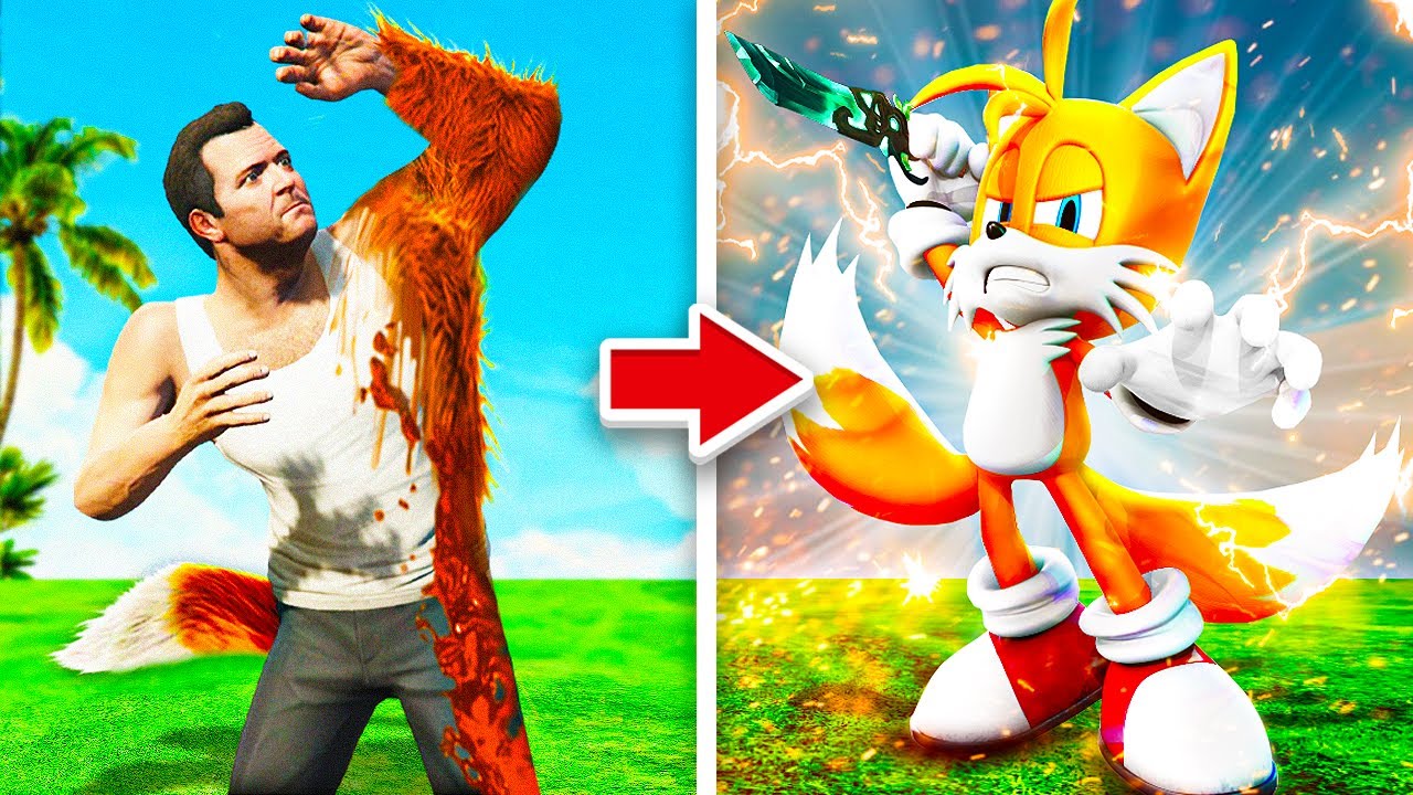 Human To TAILS In GTA 5 RP!