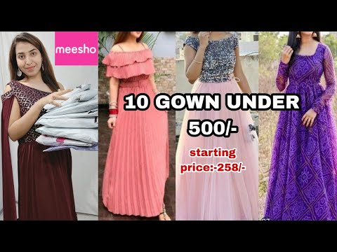 Ajio Daily Wear Gown Under Rs 500 | Affordable Gowns From Ajio | Blossom  Trends - YouTube