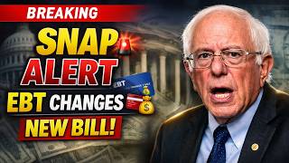 BREAKING! Bernie Sanders Pushes Senate Bill 💳 SNAP (EBT/Food Stamps) Changes Net Worth