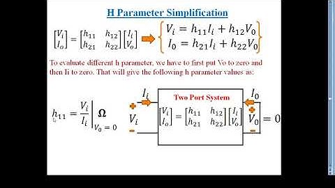 H parameter and Re model of BJT (Easy way to understand H parameter and re model using mathematics)
