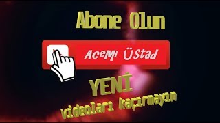 Youtube Abone Olmak. Önerilen Videolara Hızlı Geçiş Yapmak. Tanıtım İntro - Acemi Üstad