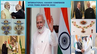 International Awards received by Prime Minister Narendra Modi
