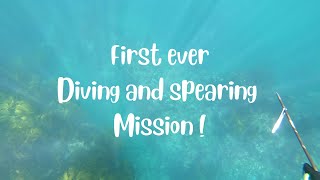 Diving & Spearfishing off Kayak / Our first ever diving under water !