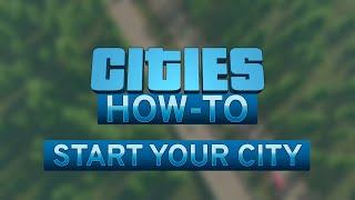 Cities Skylines  How To Start Your City   Xbox / PS4