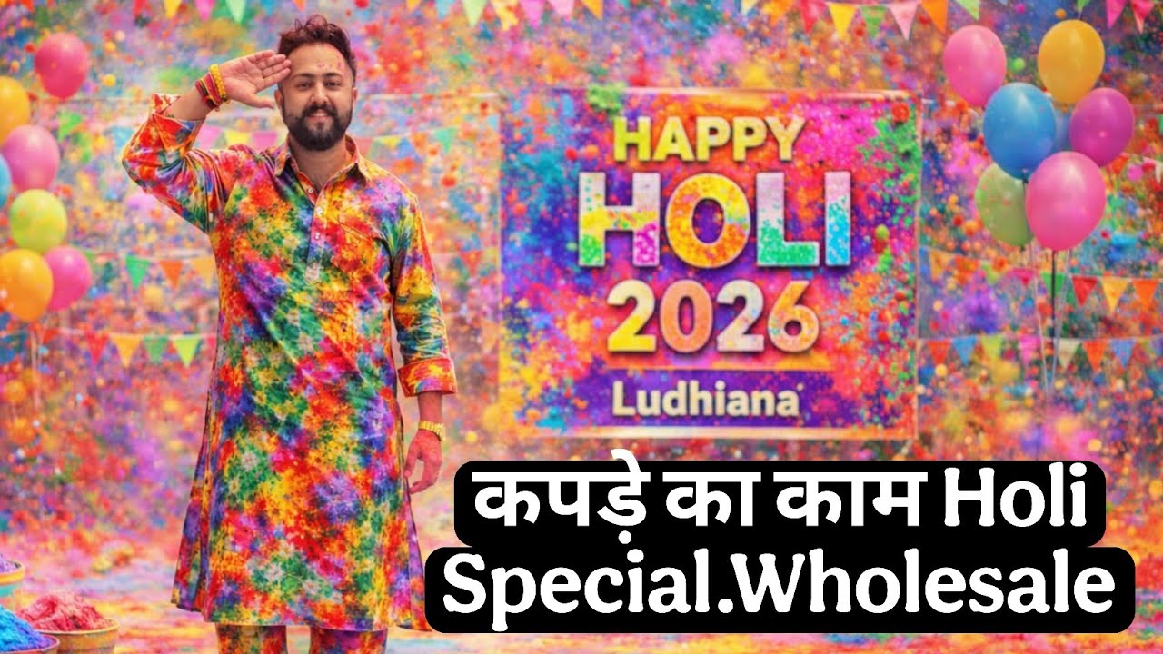 Holi के रंगों की तरह काम भी रंगों की तरह खूबसूरत MishaTex fab Ludhiana 