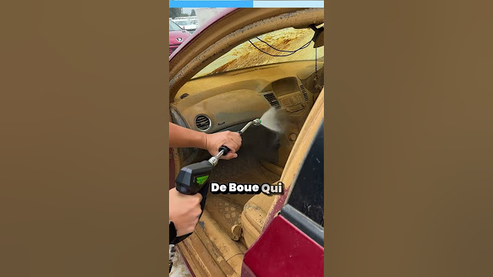 Voiture couverte de boue endommagée par une inondation Nettoyage parfait 🚗😍