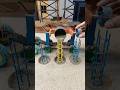 😱 Real Working Mini Tractor Making Cement Pillar | Amazing DIY Construction Machine 🚜 #shorts
