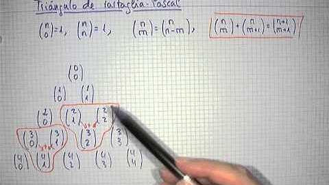 Triángulo de Tartaglia-Pascal