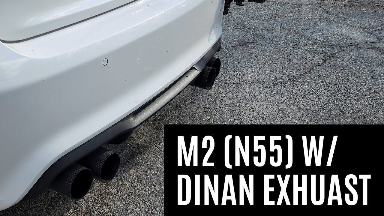 BMW M2 (N55) w/ Dinan Exhaust - Revs, Driving, 3rd Person - YouTube