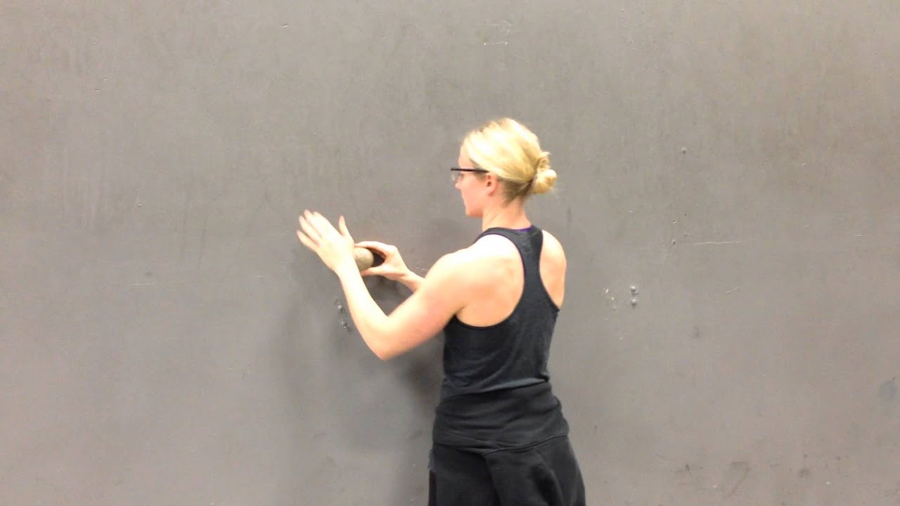 Lacrosse ball rolling myofascial release YouTube