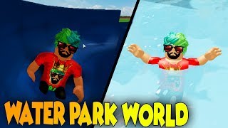 SU KAYDIRAĞI DÜNYASI YAPMAK | BÜYÜK KAZA !!!| ROBLOX Water Park World [Beta] screenshot 2