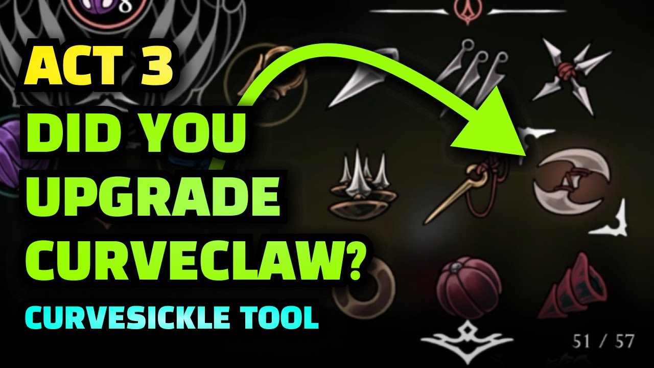 How To Get CURVESICKLE Tool in Hollow Knight Silksong