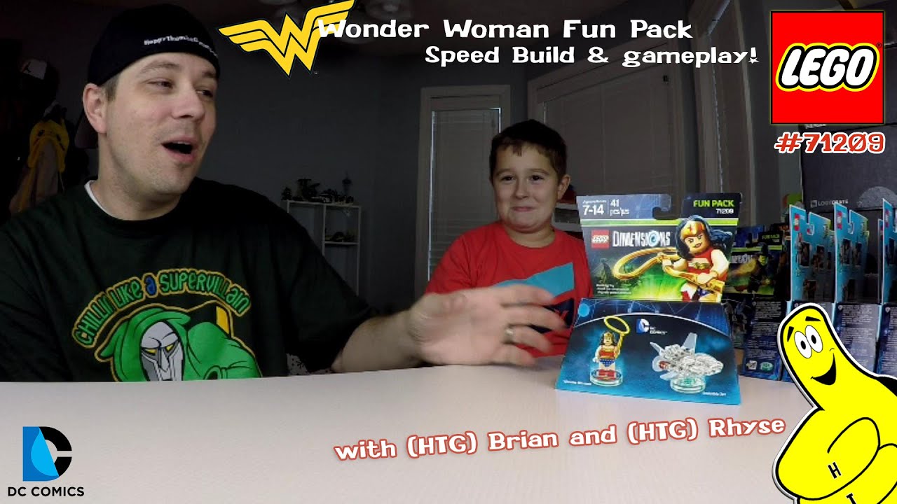 Lego Dimensions #71209 Wonder Woman Fun Pack Speed Build