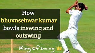 How Bhuvneshwar Kumar Bowls Perfect Inswing And Outswing Balls Swing Bowling Tips