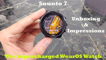 Suunto 7 WearOS Fitness Watch : unboxing