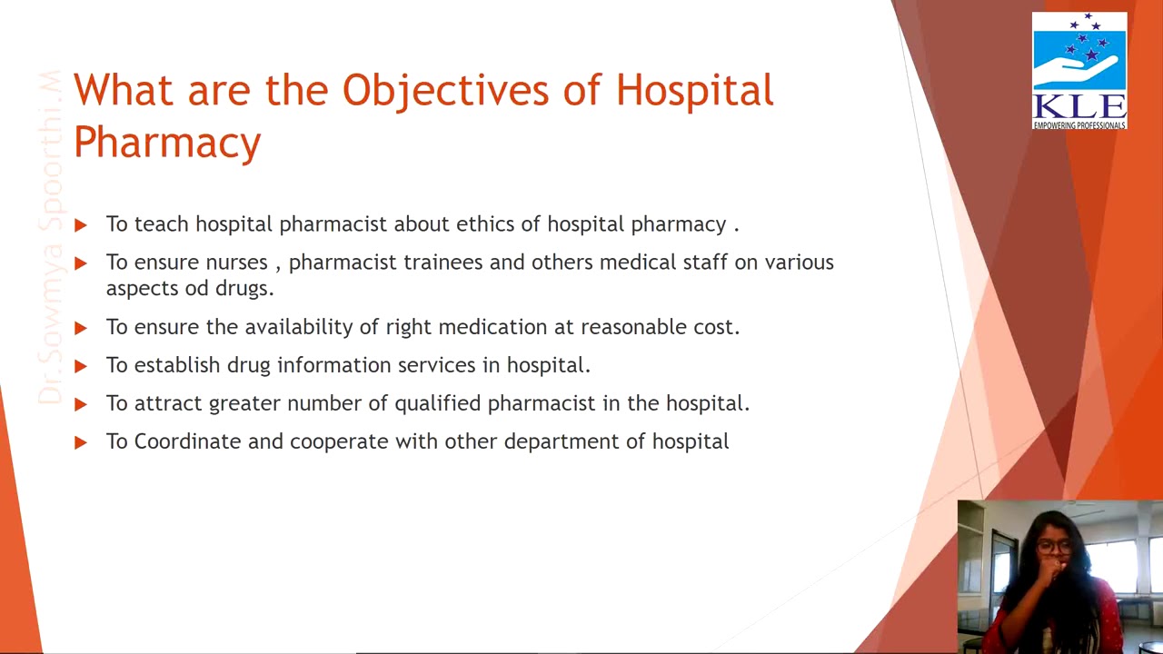 Hospital Pharmacy Dr.Soumya Spoorthi YouTube