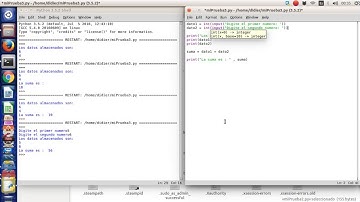 capturando Datos por teclado en Python