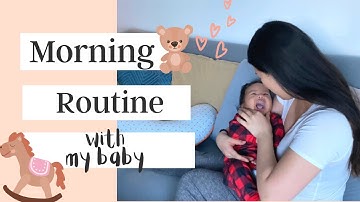 MORNING ROUTINE WITH A 3MONTH OLD BABY | FIRST TIME MOM REAL LIFE | モーニングルーティン | ママと赤ちゃんの日課