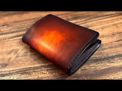 DIY Leather Box Wallet: Card and Coin Purse Tutorial + Free Pattern