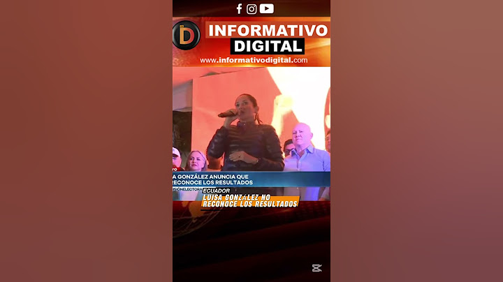 Primeras palabras de Luisa González ante los resultados de las Elecciones. Video: TVC #ecuador