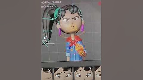 Animating Ellie from Sprite fright [ Animation ] #shorts