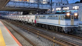 EF65-2127牽引 都営12-600形 12-841F 甲種輸送 大船駅通過