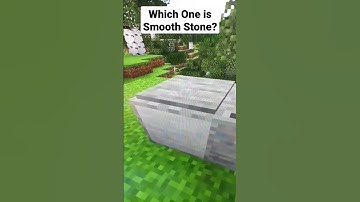 Which One is Smooth Stone? #build #command #minecraft #new #gameplay