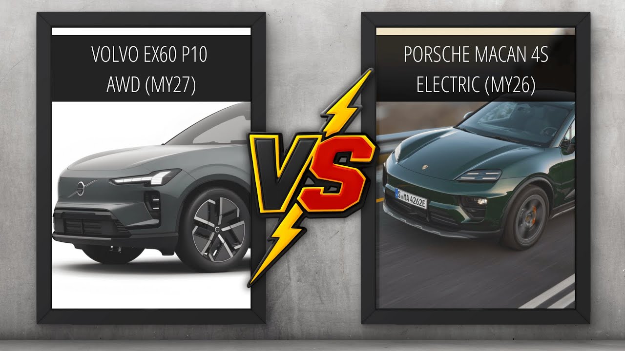Volvo EX60 P10 (MY27) vs Porsche Macan 4S Electric (MY26) | Which EV Wins? ⚡️