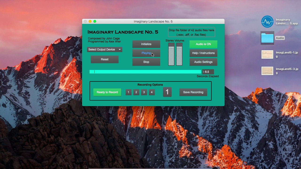 Imaginary Landscape No. 5 Application - Mac and Windows - YouTube