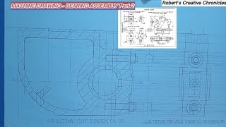 Machine Drawing - Bearing Assembly Part 2